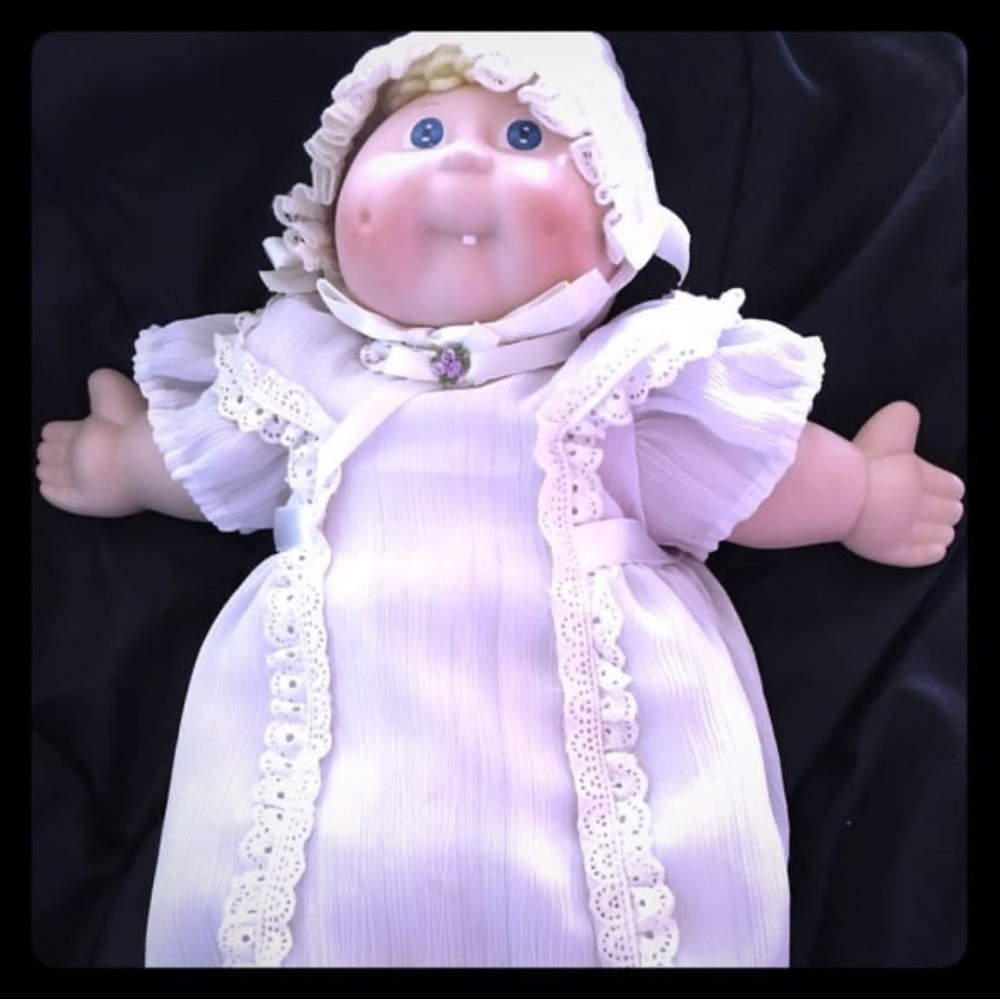 Vintage 1985 Porcelain Cabbage Patch Doll Limited Edition Collector Doll COA Box - Picture 8 of 10